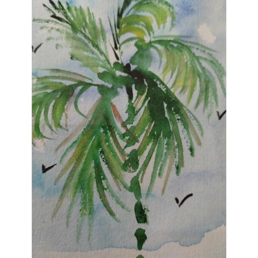 Renée Reğnice Watercolor | Le Diamant des Salines Martinique - Picture 5 of 6